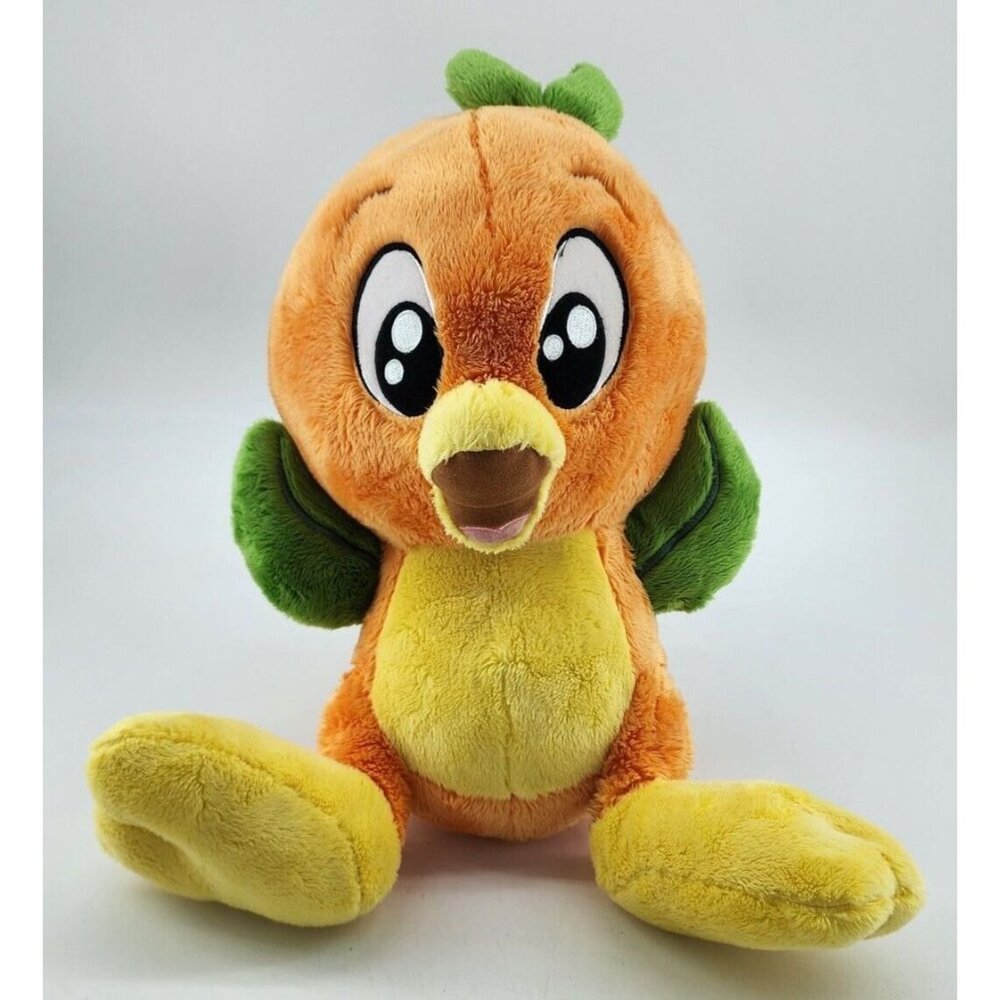 Disney Parks 11” Orange Bird w/ Big Feet Plush Stuffed Animal Scented‎ Toy